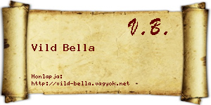 Vild Bella névjegykártya